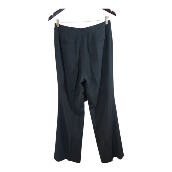 Lafayette 148 Finesse Crepe Wide Leg Dress Pants in Black Career Work Wo… - Picture 4 of 6